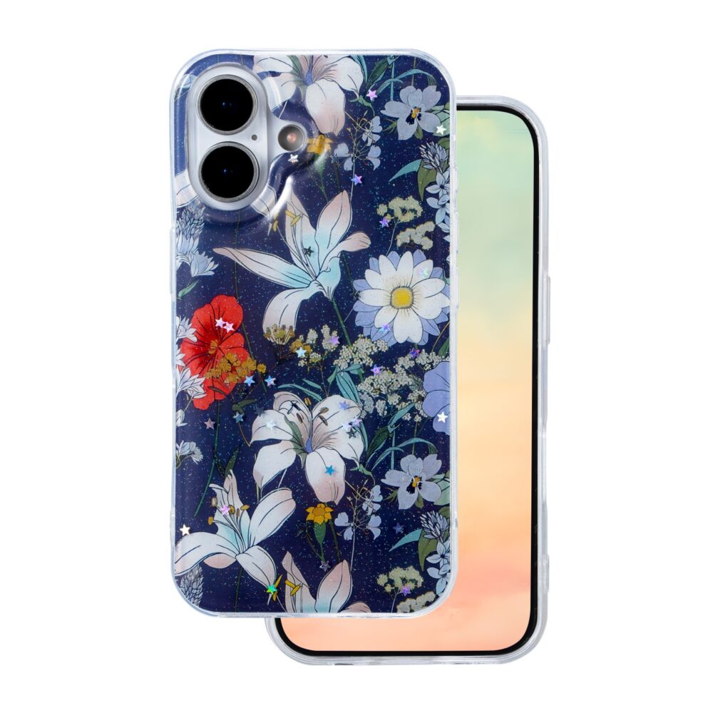478281_oryg Glow Glam case for iPhone 17 6,3" blue
