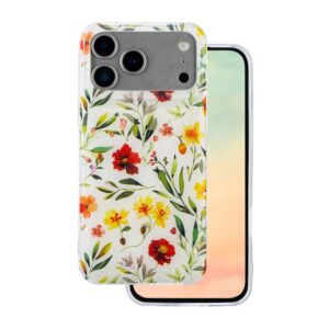 Glow Glam case for iPhone 17 Pro 6,3" white