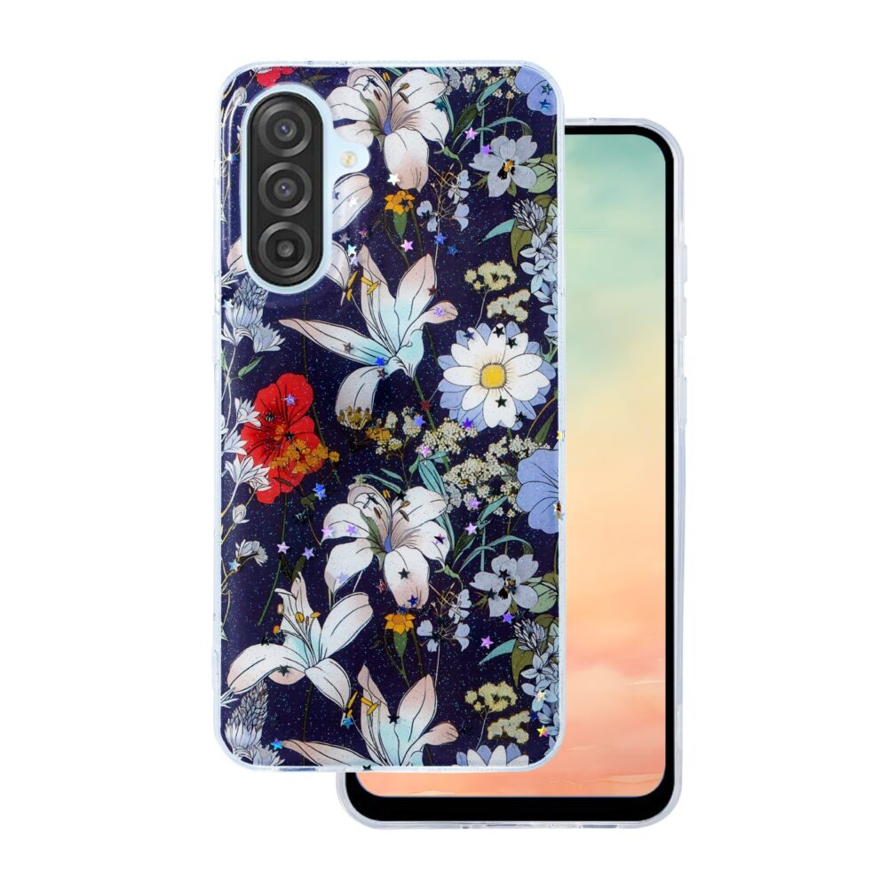 478297_oryg Glow Glam case for Samsung Galaxy A16 4G / A16 5G blue