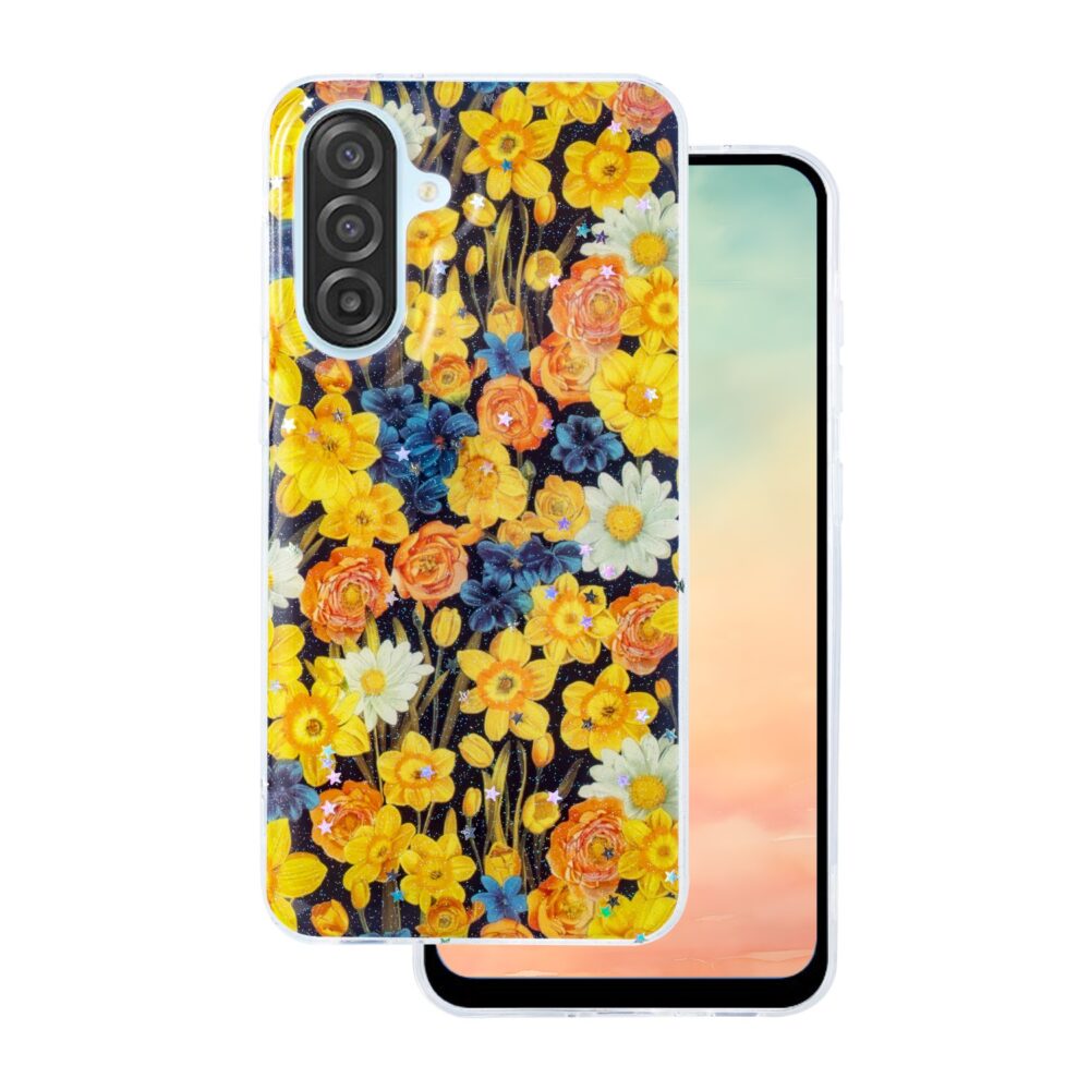 478298_oryg Glow Glam case for Samsung Galaxy A16 4G / A16 5G orange