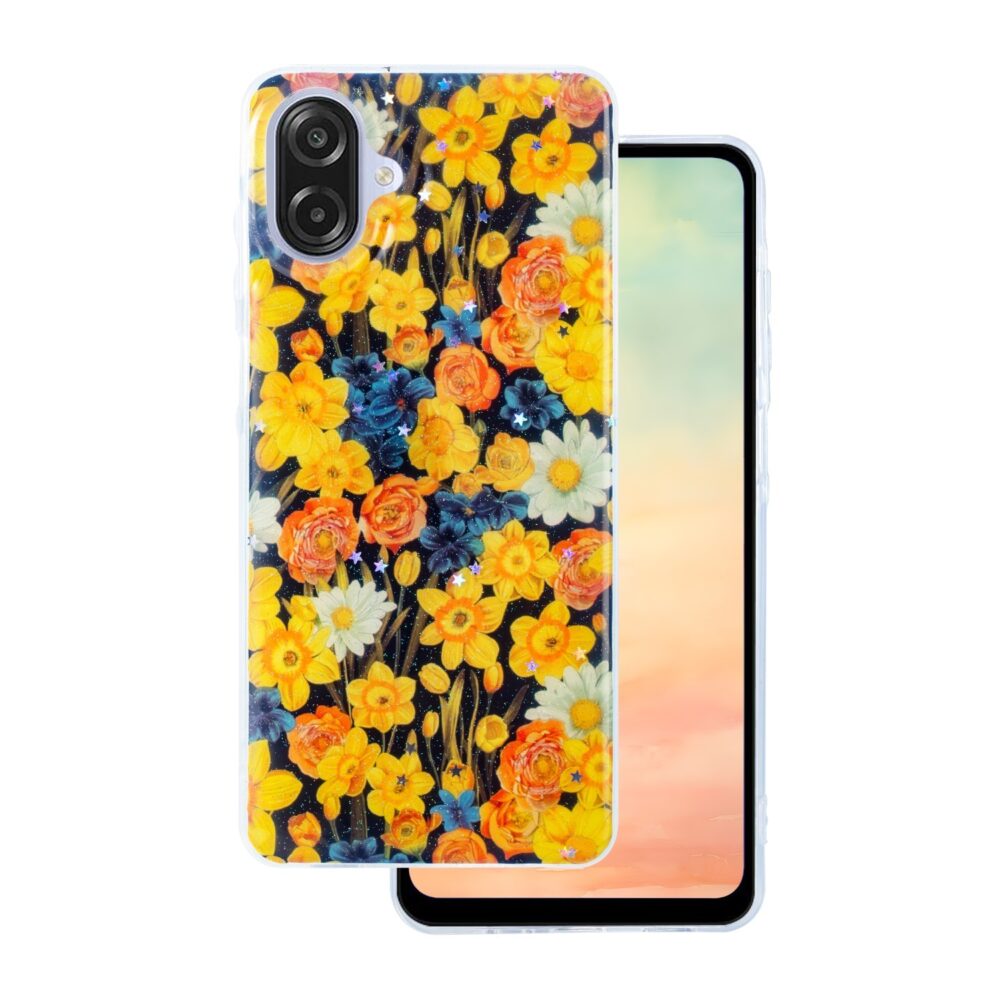 478302_oryg Glow Glam case for Samsung Galaxy A07 4G orange