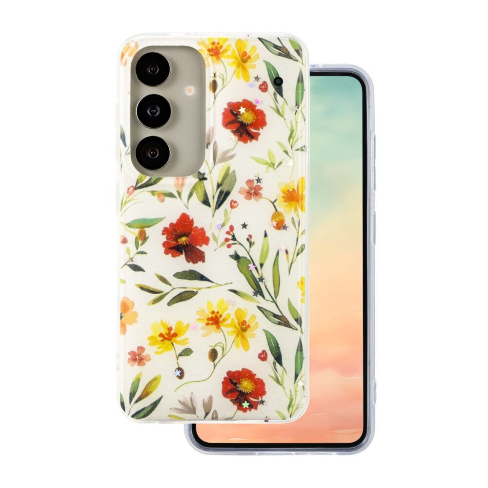 478304_oryg Glow Glam case for Samsung Galaxy S25 white