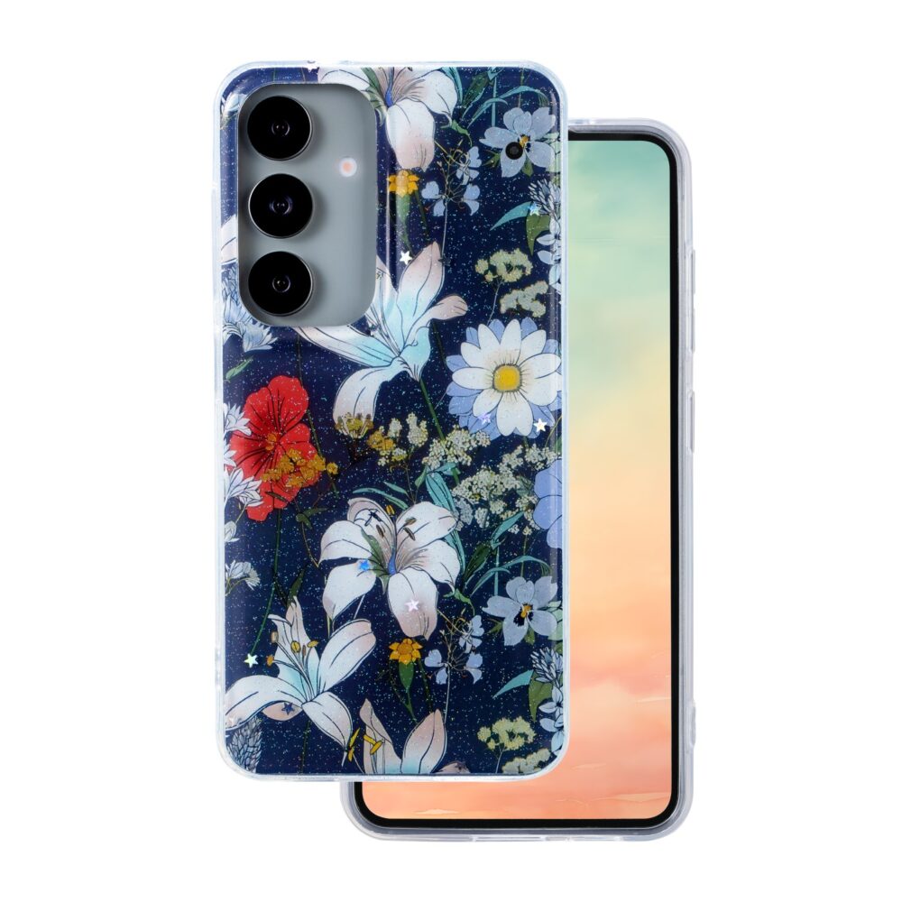 478305_oryg Glow Glam case for Samsung Galaxy S25 blue