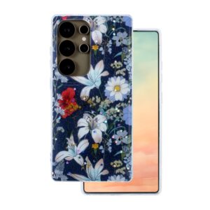 Glow Glam case for Samsung Galaxy S25 Ultra blue