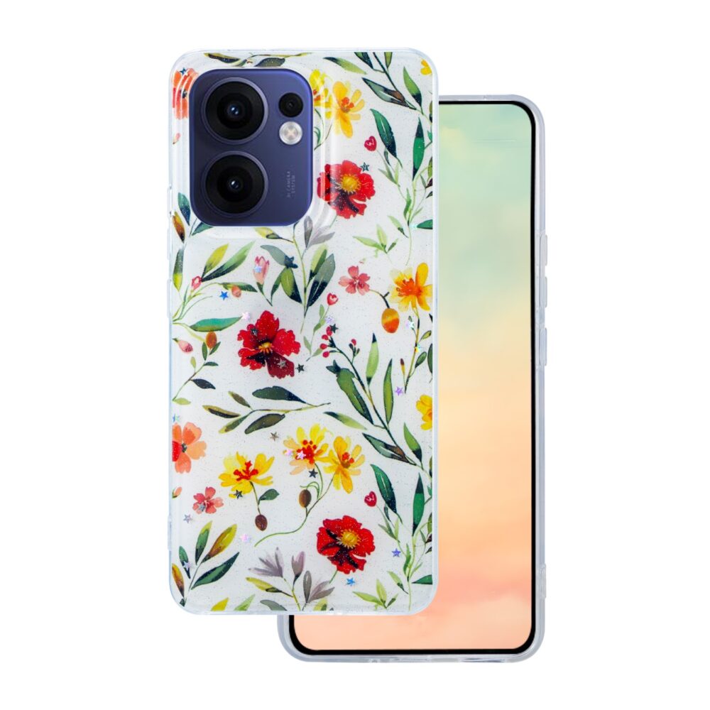 478313_oryg Glow Glam case for Oppo Reno 13F 5G (Global) / 13FS 5G white