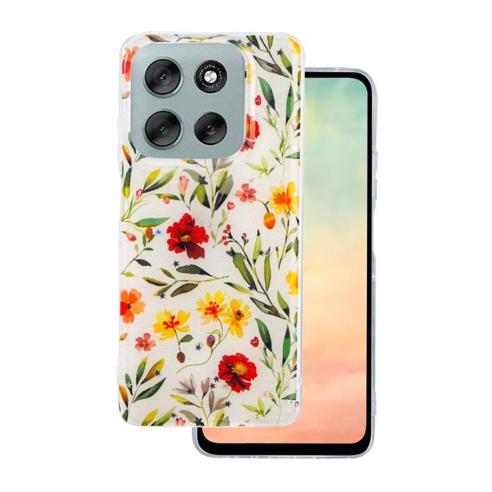 478316_oryg Glow Glam case for Motorola Moto G56 white
