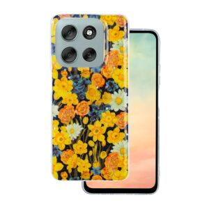 Glow Glam case for Motorola Moto G86 orange