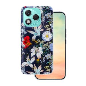 Glow Glam case for Honor 400 lite blue