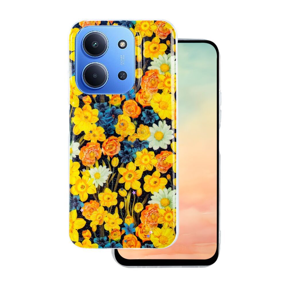 478327_oryg Glow Glam case for Xiaomi Redmi 15 4G EU / 15 5G EU (171,08 x 82,05 x 8,55) orange