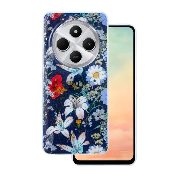 478443_oryg Glow Glam case for Xiaomi Redmi 14C 4G/ 14C 5G / Redmi A4 / POCO C75 blue