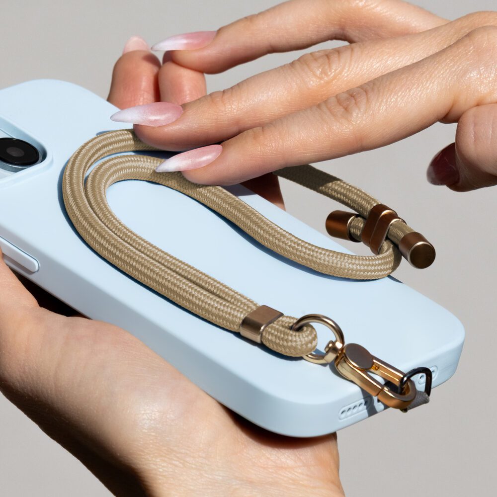Universal phone strap Elegant gold
