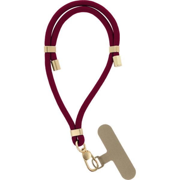 Universal phone strap Elegant maroon