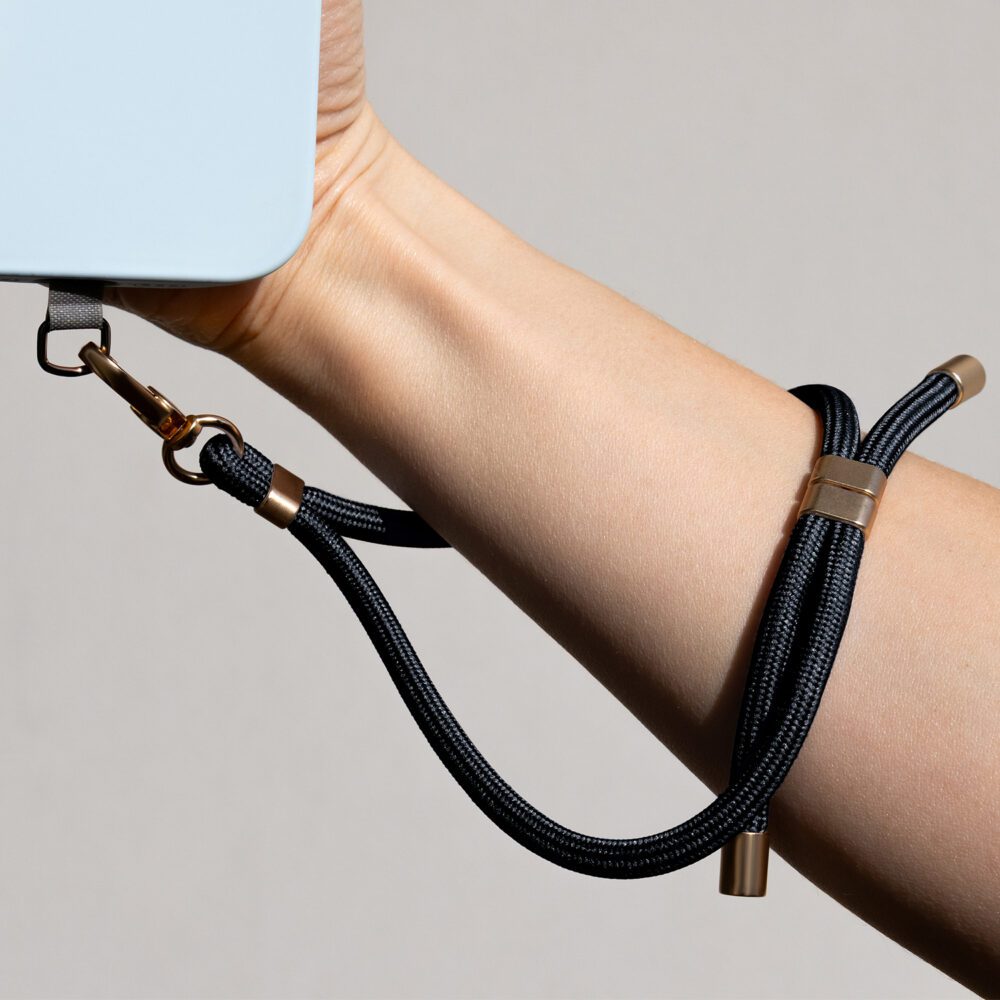 Universal phone strap Elegant black