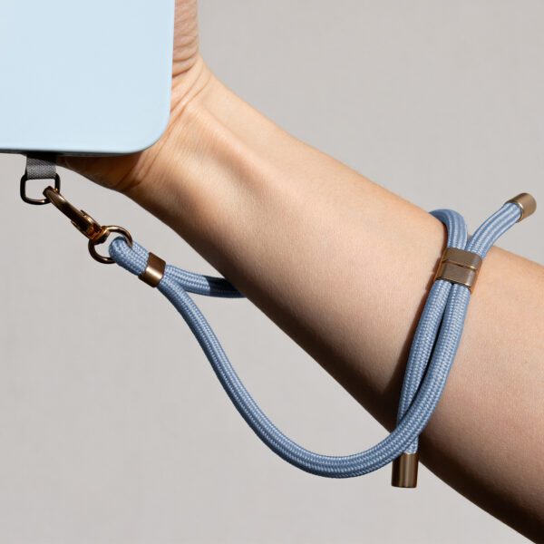 Universal phone strap Elegant light blue