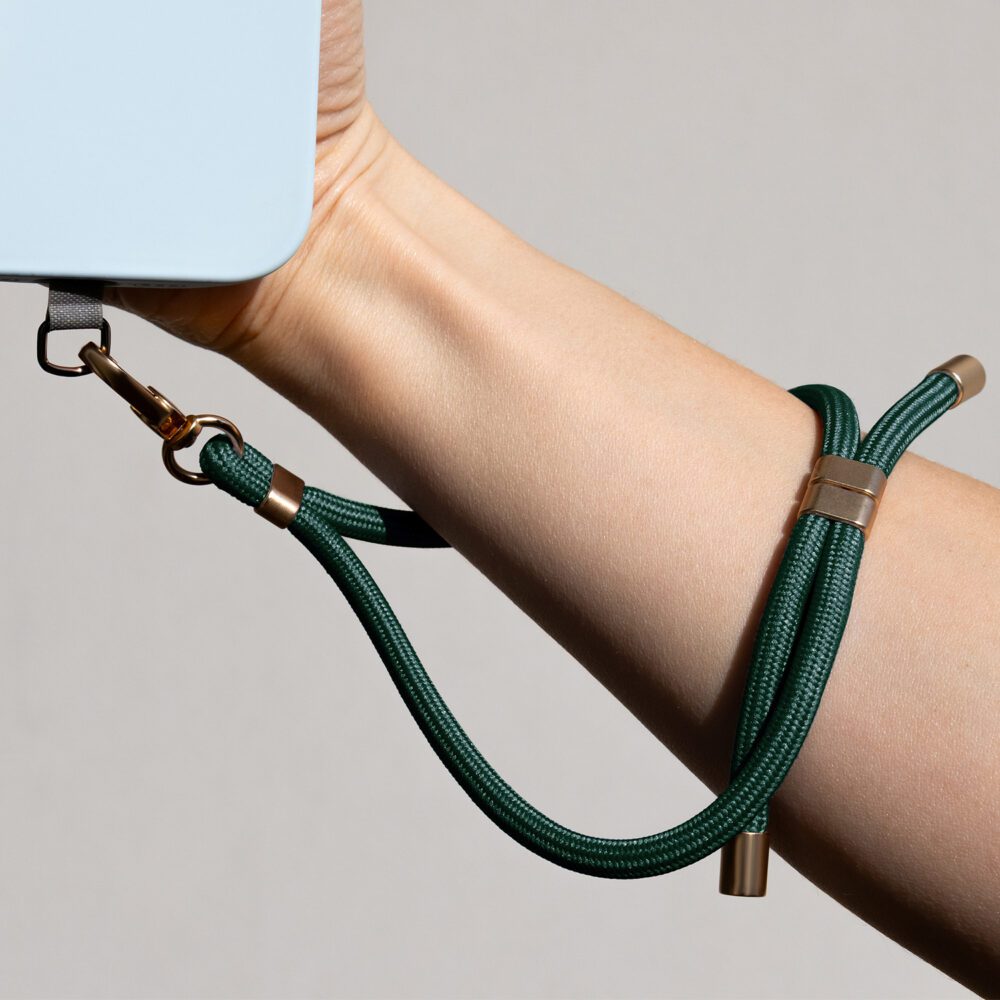 Universal phone strap Elegant green