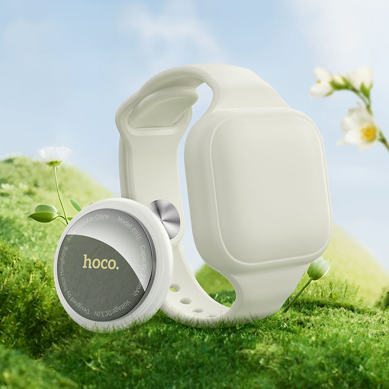 490e990b72b2461bd4af4881dd8d2684 Locator compatible with Apple Find My Hoco E91E bracelet type gray