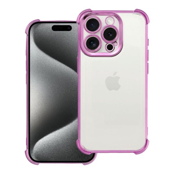 49a5934e6306bd390f32d14436d17aa2 Case ANTISHOCK ELECTRO for IPHONE 15 Pro pink