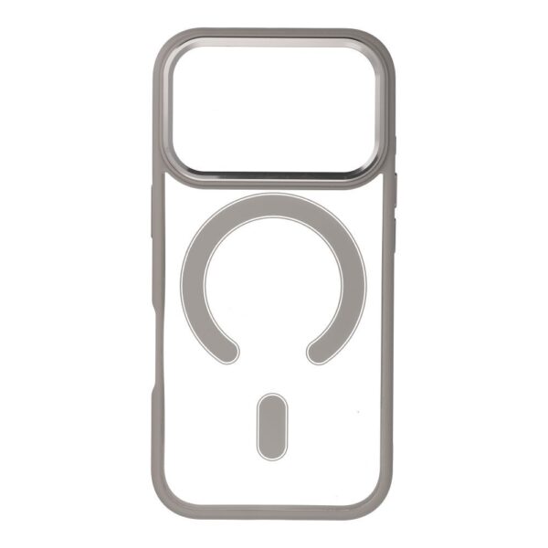 4aa9cdd4f8fdd7147010fbeae11d47c0 COLOR EDGE MAG COVER case compatible with MagSafe for IPHONE 17 Pro titatnium grey