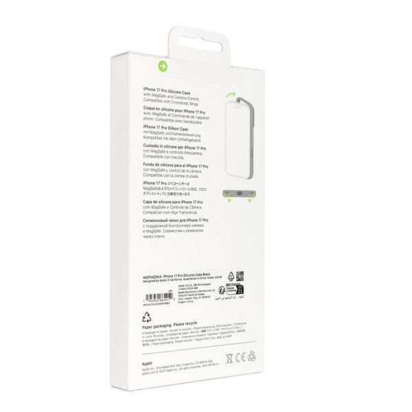 iPhone 17 Pro Silicone Case with MagSafe – Black