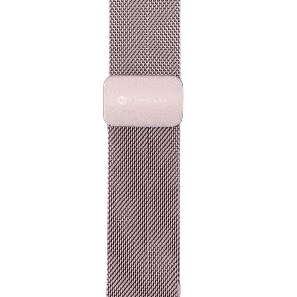 4cb71baeaf7adfc4b44857cbf09a64b9 FORCELL F-DESIGN FA14 magnetic stainless steel strap for APPLE Watch 38 / 40 / 41 mm pink