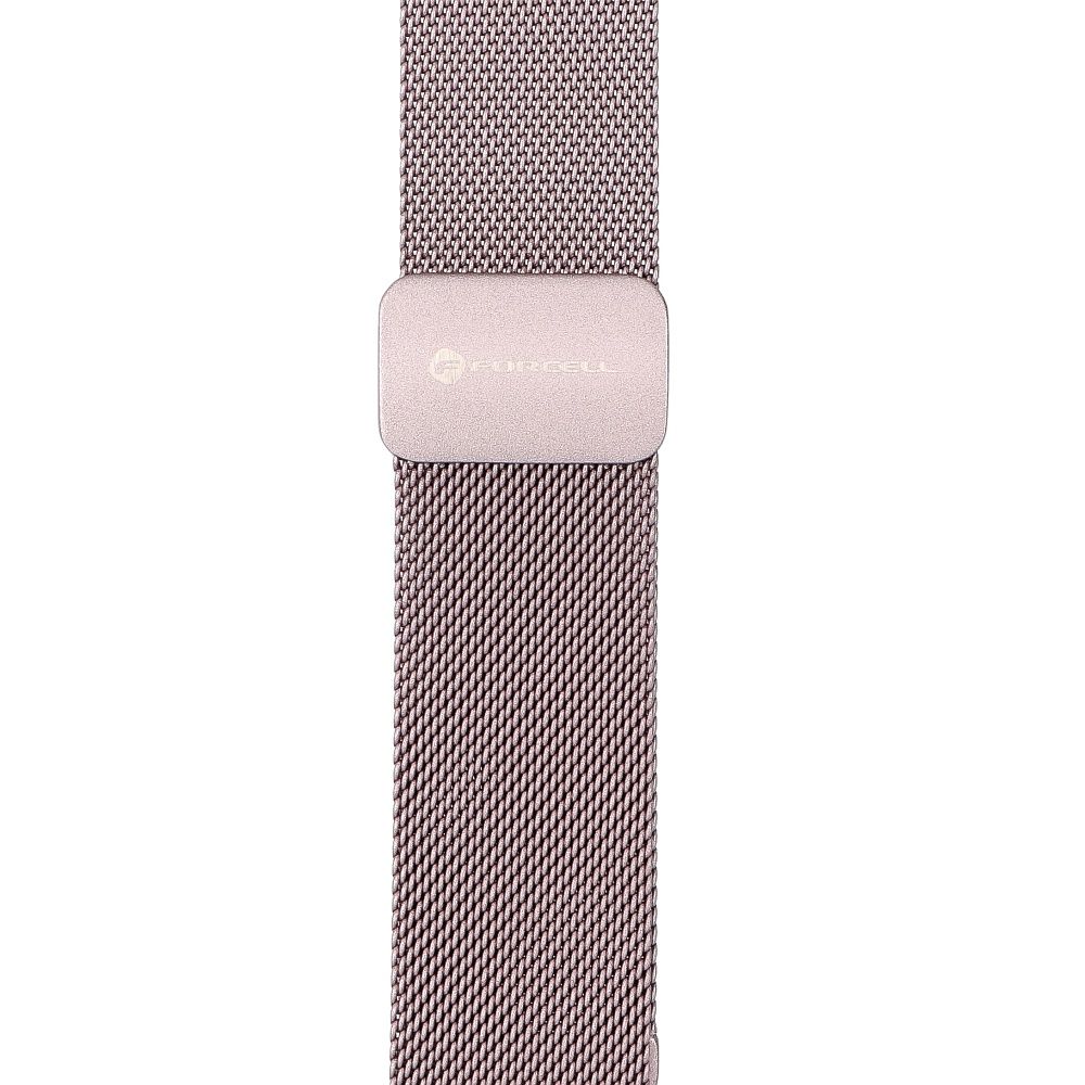 4cb71baeaf7adfc4b44857cbf09a64b9 FORCELL F-DESIGN FA14 magnetic stainless steel strap for APPLE Watch 38 / 40 / 41 mm pink