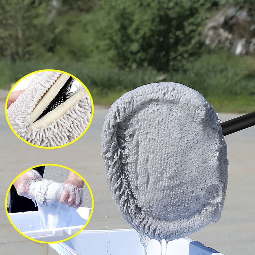 4f3a03616882a152c1eb064e5d9c9add Telescopic car wash mop black