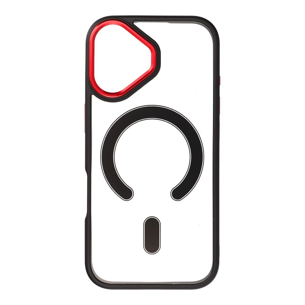 50576865ca78c247dbb1d3bf6db72372 COLOR EDGE MAG COVER case compatible with MagSafe for IPHONE 17 black red