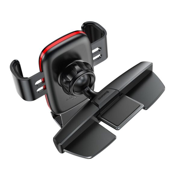 51534_3 Baseus Metal Age Gravity Car Mount metal car gravity holder for CD slot black (SUYL-J01)eng
