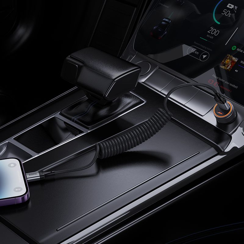 Cable USB C to Lightning Hoco PD 27W 1,5 m X121 black