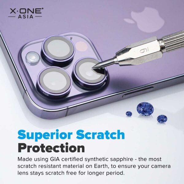 X-ONE Sapphire Camera Armor - for Samsung Galaxy S25 - silver