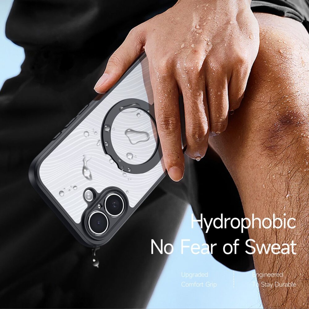 544f0ac49a8e09e90dc35f257f5cf867 DUX DUCIS case AIMO MAG STAND compatible with MagSafe for IPHONE 17 black