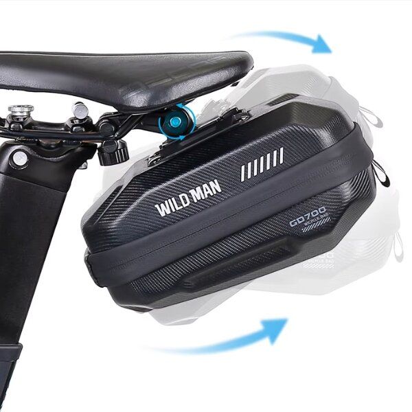 559bc2ee39697c99572e7eff3a5b76cb WILDMAN traveling bag under bike saddle with zipper 0,8L GD700 green