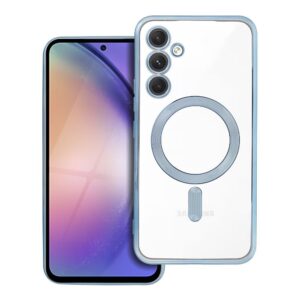ELECTRO MAG COVER case compatible with MagSafe for SAMSUNG A54 blue
