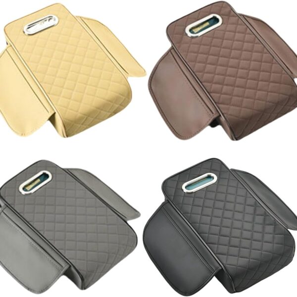 5831d9633aedc3bc22a6f1568008c9b7 Seat armrest box heightening storage bag black