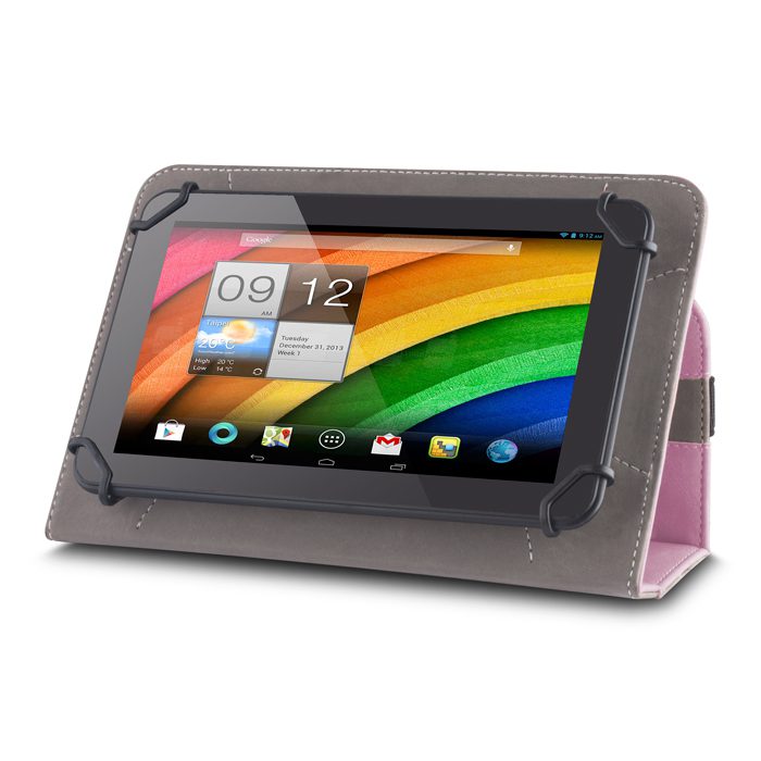 59163_oryg Universal case Fantasia for tablet 12-13"(L29,5 x W22,5 cm) pink