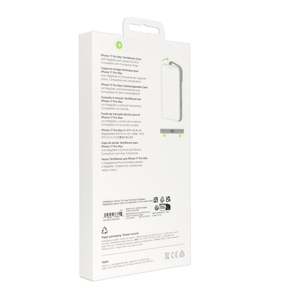 iPhone 17 Pro Max TechWoven Case with MagSafe - Black