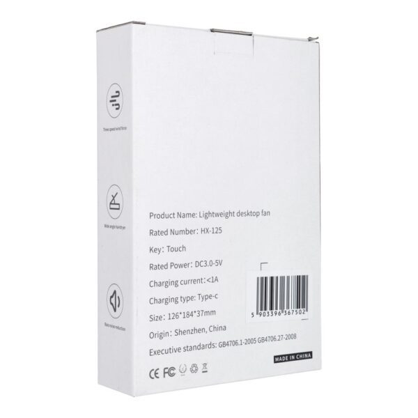Desk fan HX-125 dark blue