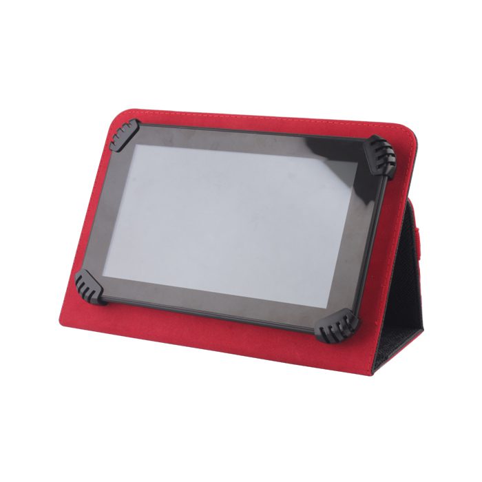 59703_oryg Universal case ORBI for tablet 9-11''(L27 x W20 cm) black-red