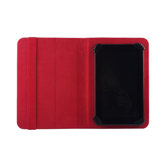 59712_oryg Universal case ORBI for tablet 9-11''(L27 x W20 cm) black-red