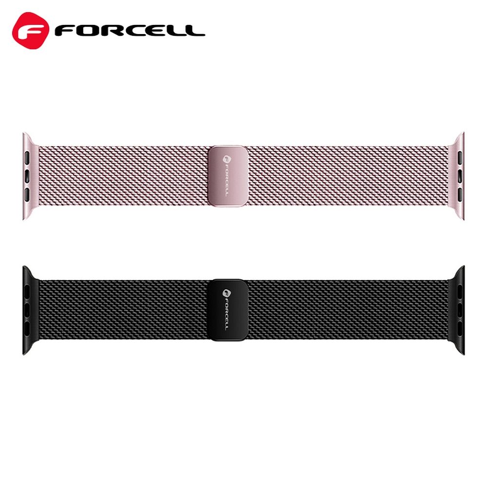 5a3ca2ae4a7dc65abd01db2b461b4c70 FORCELL F-DESIGN FA14 magnetic stainless steel strap for APPLE Watch 38 / 40 / 41 mm pink