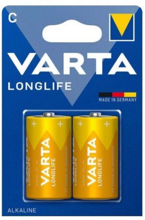 5b23f2acd1cd360209703cd5847c5d67 VARTA alkaline battery R14 (Type C) Longlife 2 pcs