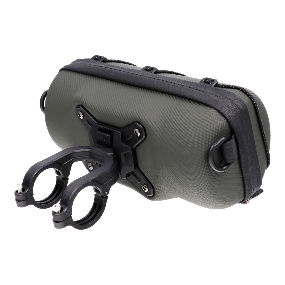 5d30a57859930ba2a7ac6ceea48a7a74 WILDMAN traveling bag for bike handlebars with zipper 2L GD7X green