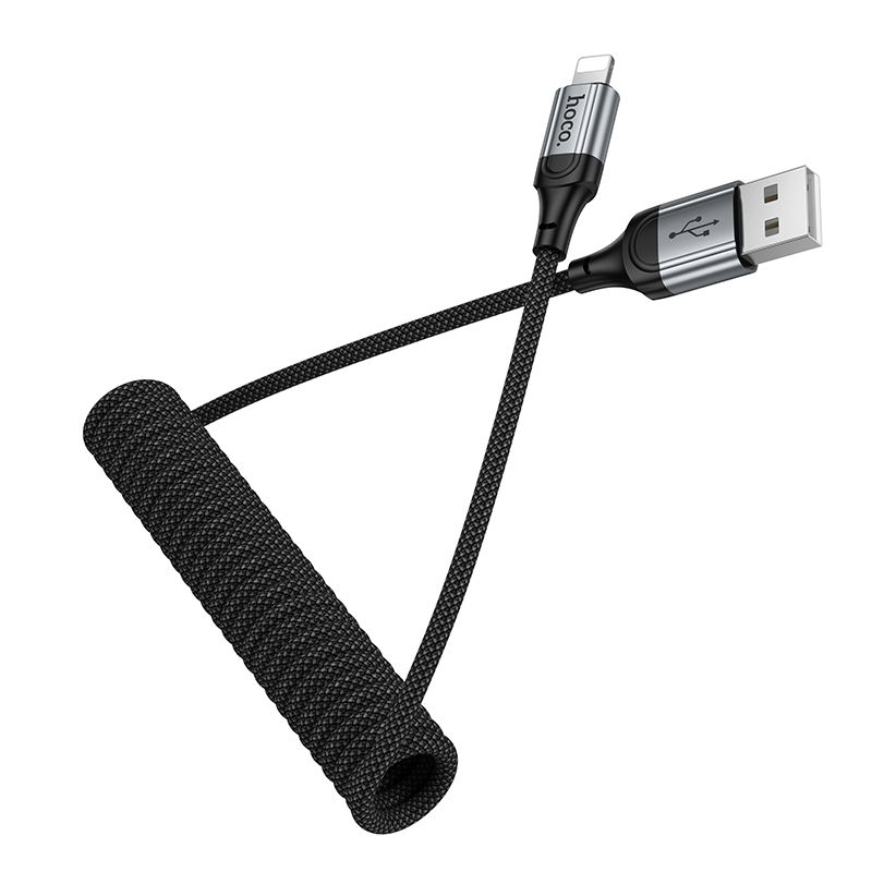 Cable USB C to Lightning Hoco PD 27W 1,5 m X121 black