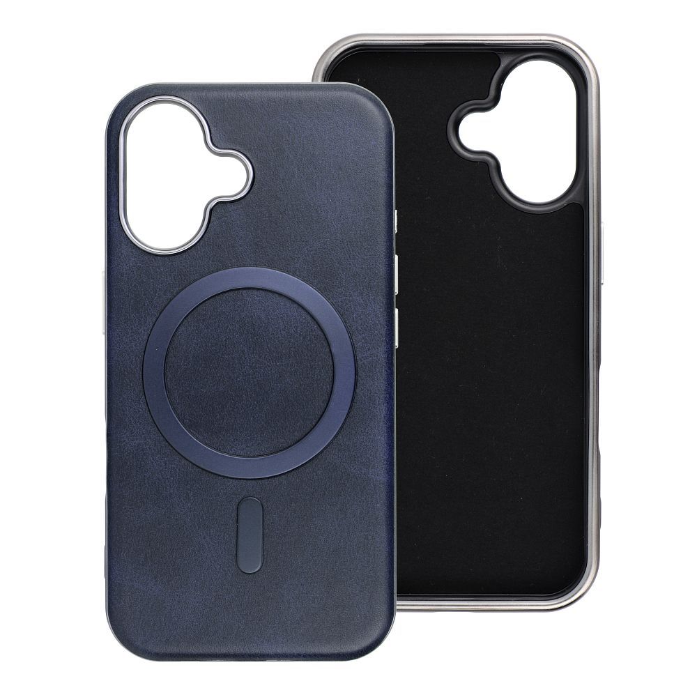 GENTLEMAN MAG COVER Case compatible with MagSafe for IPHONE 16 PRO MAX navy blue