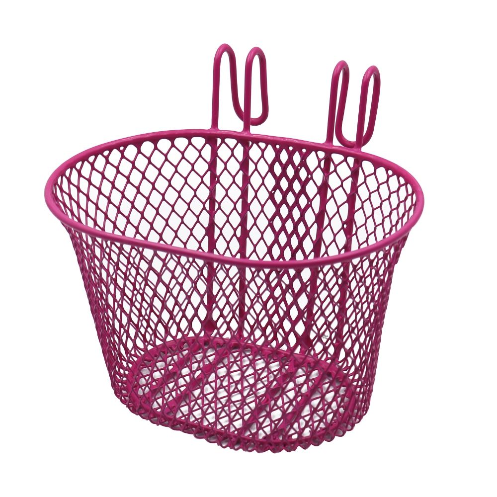 5ea5642ddd87c21b89c41a3cddc62442 Front bicycle basket FSBKT-059T pink