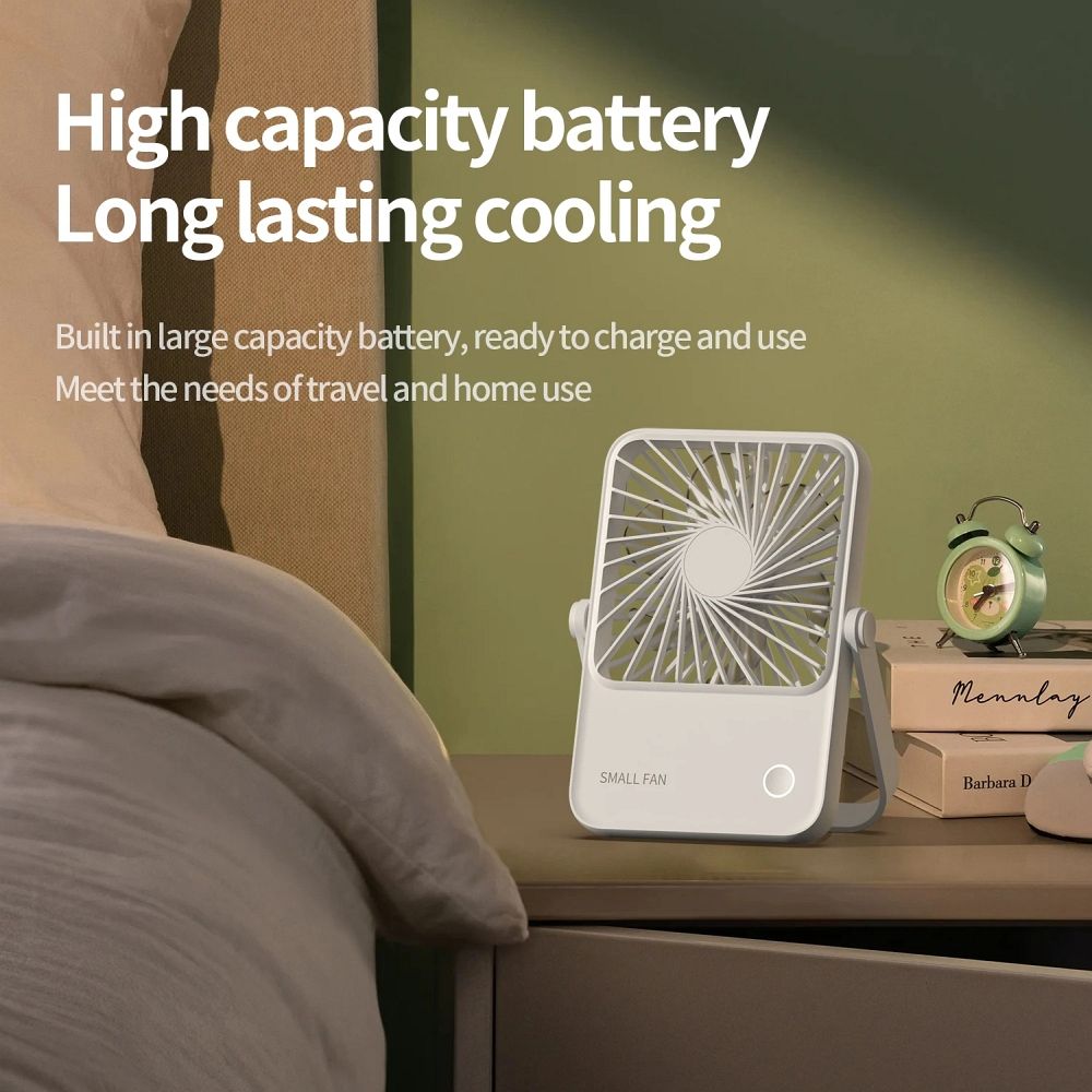 Desk fan with adjustable stand HX-122 white