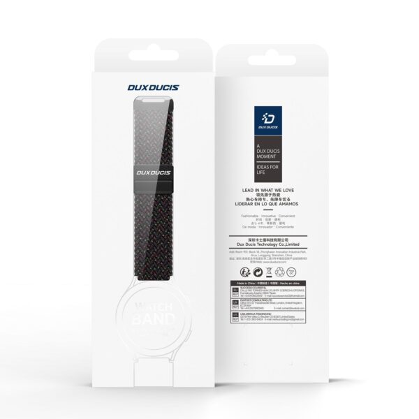 627ef9b897c731fa8e7e6ffa598e5a04 DUX DUCIS strap MIXTURE PRO stretchable braided for Samsung Watch 47 mm black