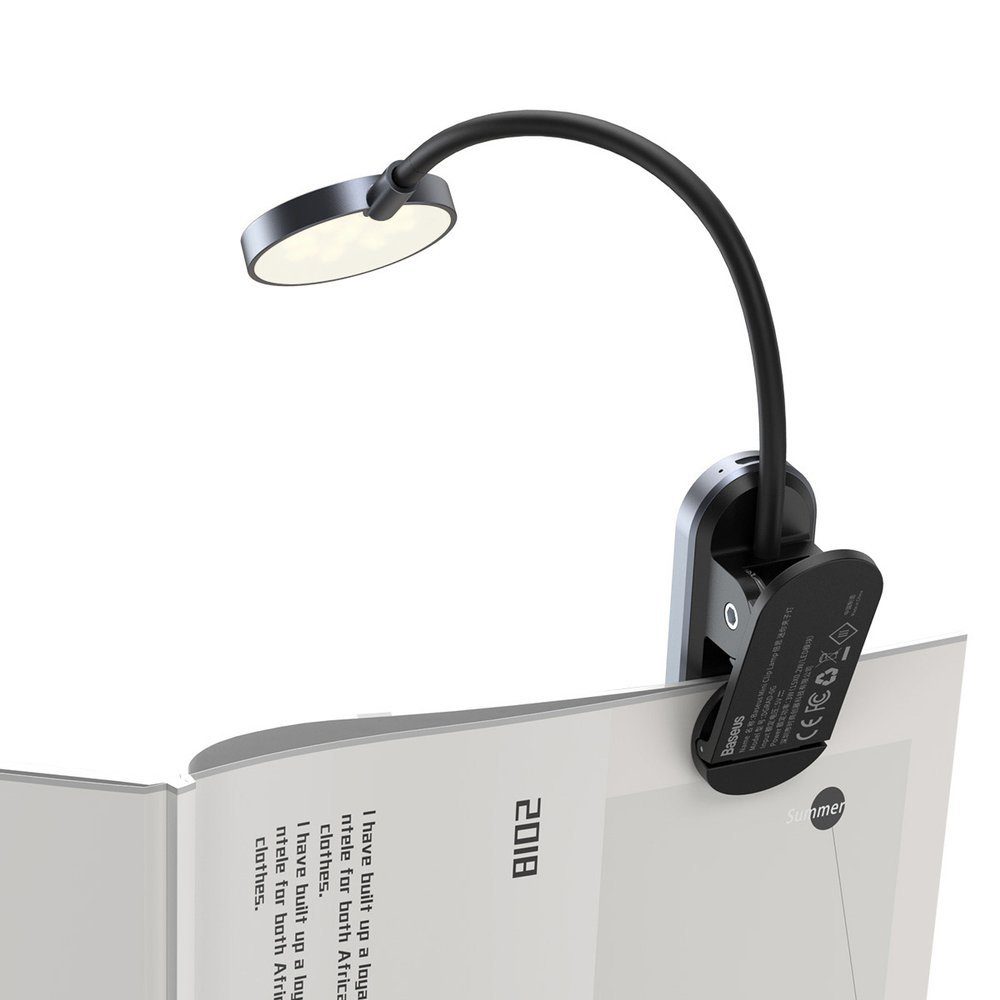 Baseus mini lamp LED lamp with clip gray (DGRAD-0G)eng