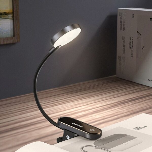 Baseus mini lamp LED lamp with clip gray (DGRAD-0G)eng
