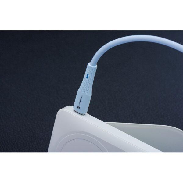 FORCELL F-ENERGY C343 cable USB A to Lightning 2,4A 12W Silicone 1 m blue